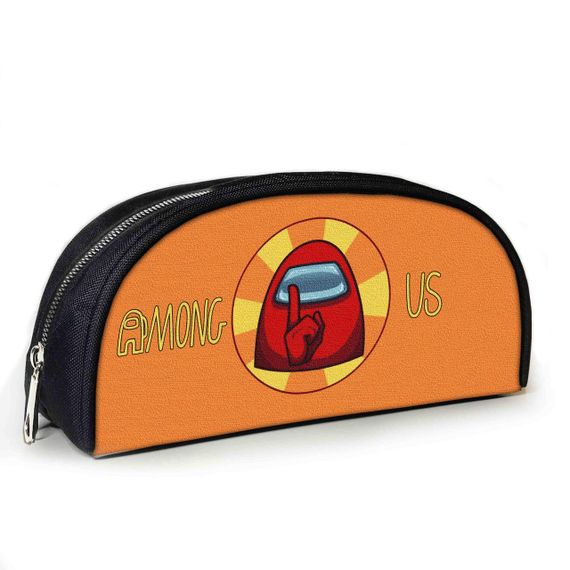 Пенал шкільний Амонг Ас/Among Us 23х10х8 см з принтом для хлопчика (02806)