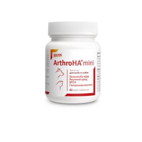 Витамины для укрепления суставов у собак малых пород и котов Dolfos ArthroHA mini 40 табл