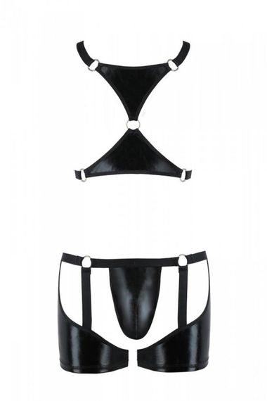 Комплект чоловічий 047 SETARON black S/M -Passion | Зображення 2