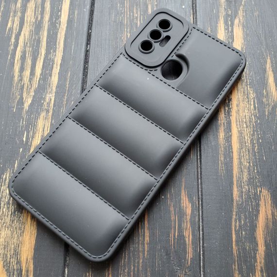 Чохол силіконовий Down Jacket для Tecno Spark 7 колір Чорний | Зображення 1
