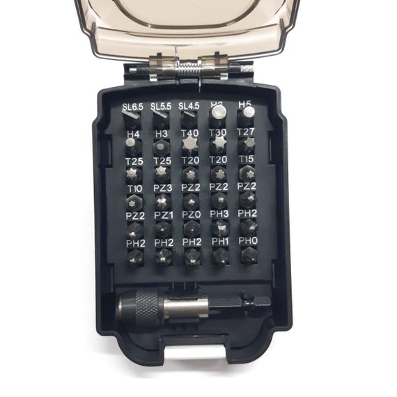 Набор бит 31 шт в виде аккумулятора LXT Makita B-68317 (стенд 12 шт) | Зображення 2