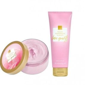 Подарунковий набір Avon TTA Love Quartz — крем для тіла 200 мл + маска для обличчя 75 мл | SPA-догляд та ніжний аромат