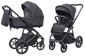 Коляска універсальна CRL-6523 "Sigma" 2in1 Club Grey CARRELLO