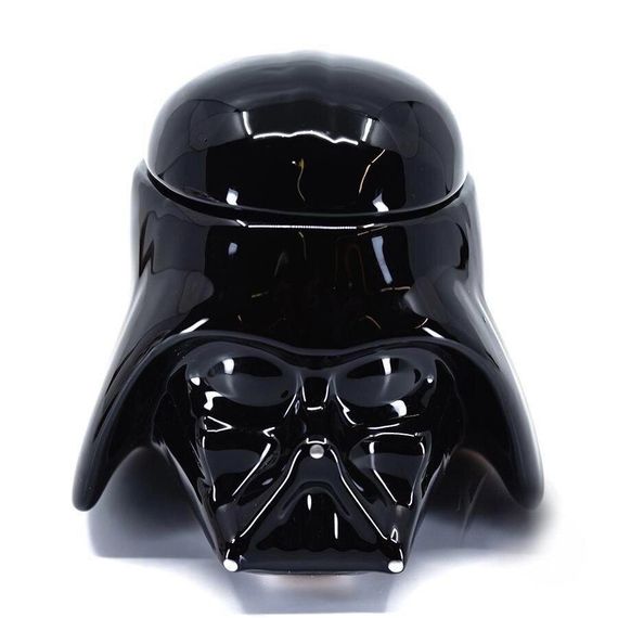Кружка Чашка Бокал с крышкой Star Wars Дарт Вейдер Star Wars 3D (Черная) Керамика | Зображення 2