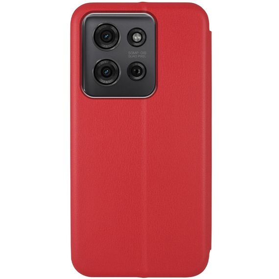 Шкіряний чохол-книжка Classy для Motorola Moto G75 5G Червоний | Зображення 1