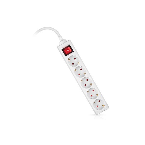 Мережевий фільтр живлення REAL-EL RS-Protect M 1.8m, white (EL122300025) | Зображення 2