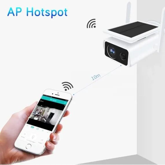 Автономна камера відеоспостереження бездротова для зовнішнього відеоспостереження на сонячній батареї IP Solar WIFI Camera | Зображення 8