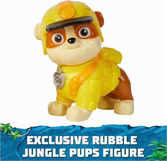 Щенячий патруль в джунглях Машина носорог фигурка Крепыш Оригинал Paw Patrol Jungle Pups Rubble Rhino Vehicle | Зображення 5