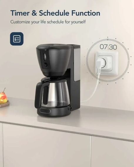 Розумні Wi-Fi розетки, набір GNCC GSP12 з моніторингом енергоспоживання 2 шт. | Зображення 6