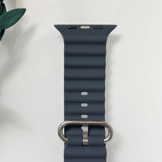Силіконовий ремінець для Smart Watch Ocean Band 42/44/45/49 (Темно-сірий)