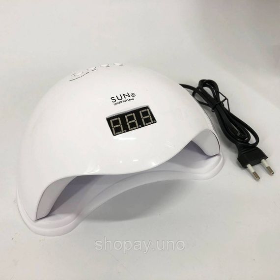 Led лампа для сушки гель-лаков Sun 5 nail lamp FD93-1, Сушилка для лака ногтей Лампы маникюрные MU-40 | Зображення 9