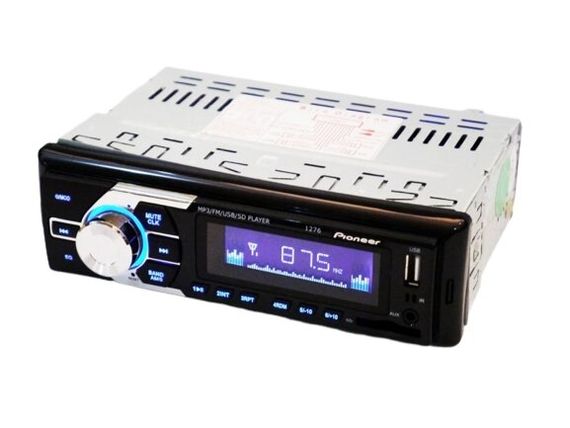 Автомагнитола Pioneer 1276 MP3 SD USB AUX FM черный (1276_437) | Зображення 2