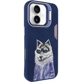 TPU+PC чехол Friends для Apple iPhone 16 (6.1") Blue Wolf
