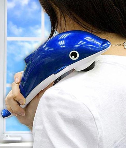 Ручний масажер Дельфін для тіла Dolphin Massager для схуднення масажу шиї | Зображення 8