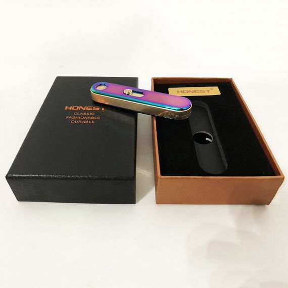 USB запальничка в подарунковій упаковці "Honest" 77127. Колір: хамелеон | Зображення 4