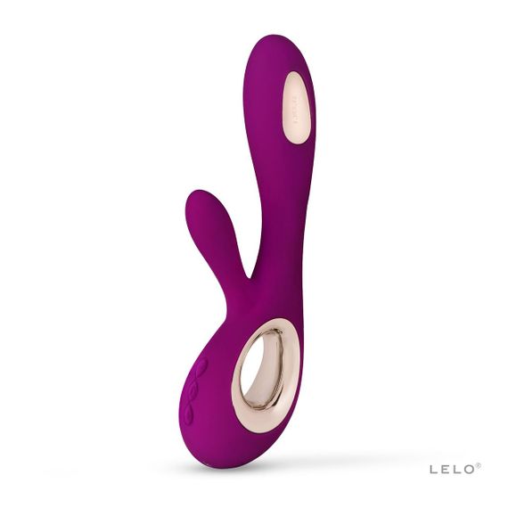 Вибратор-кролик LELO Soraya Wave Deep Rose, манящие движения ствола sexstyle