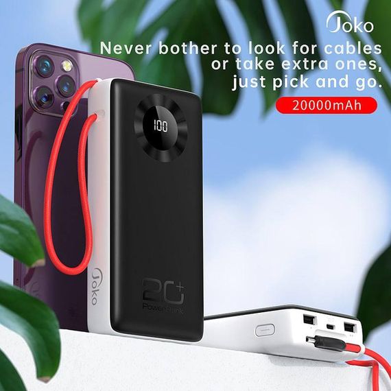 Портативна мобільна батарея Konfulon JOKO J08 20000mAh з підтримкою QC 3.0 та PD 3.0 (47215-J08_696) | Зображення 4