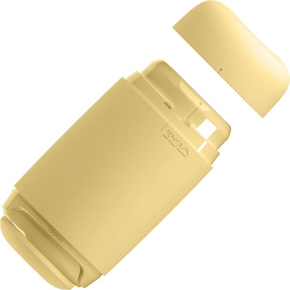 Мастурбатор TENGA PUFFY Custard Yellow, ультрам’який матеріал, багаторазовий, наскрізний Sex Aura | Зображення 2