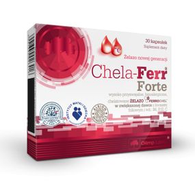 Микроэлемент Железо для спорта Olimp Nutrition Chela-Ferr Forte 30 Caps