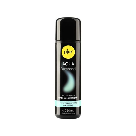 Лубрикант на водній основі pjur Aqua Panthenol 250 мл з пантенолом, догляд та зволоження