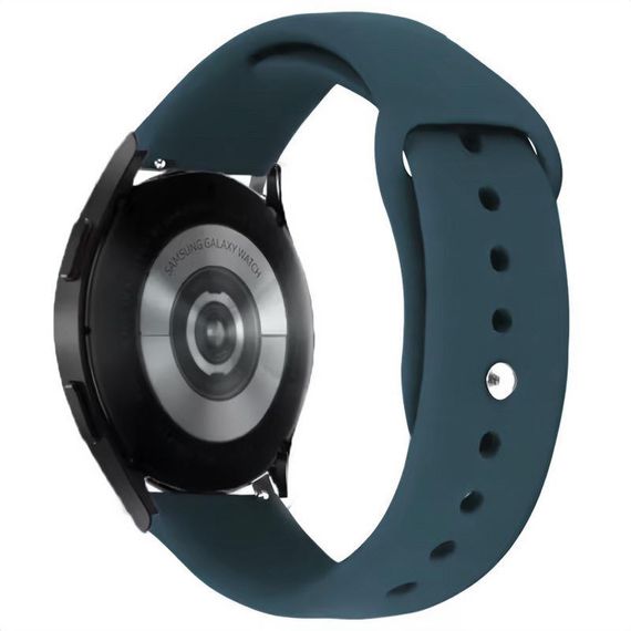 Силіконовий ремінець Sport для Smart Watch 22mm Темно-синій / Midnight blue