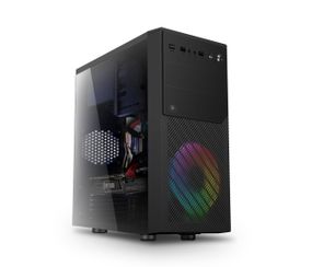 Корпус 2E BASIS (RD850)MiniT,MicroATX,Mini ITX,2xUSB2.0,1xUSB3.0,1x120ммARGB,акрил,без БП,чер. (2E-RD850)