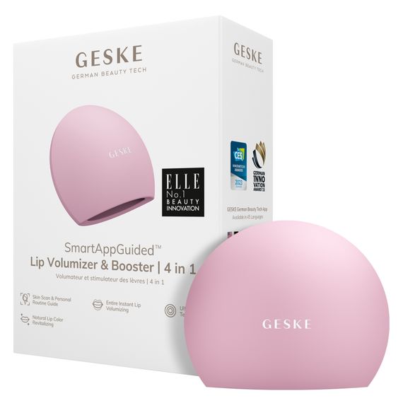 Пристрій для збільшення обʼєму губ GESKE Lip Volumizer&Booster 4в1 Big white, Рожевий