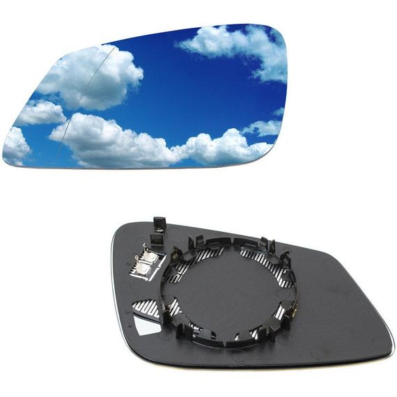 BMW 5 F07 Gran Turismo від 2012 року - Вставка дзеркала ліва синя з підігрівом | Зображення 1