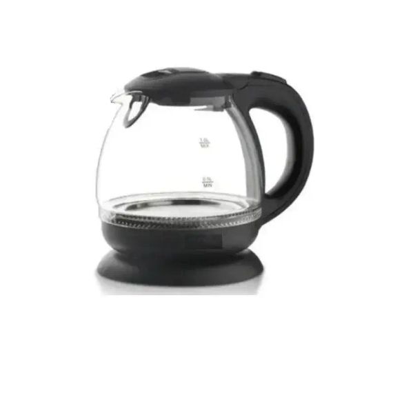 Електричний скляний чайник 1л Domotec MS 7910