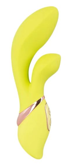 Вибратор со стимуляцией клитора Jülie лимонный sexstyle | Зображення 5