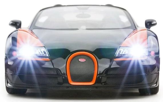 Машинка Rastar Bugatti Grand Sport Vitesse (70460) на радіокеруванні. 1:14. Колір: чорний | Зображення 3