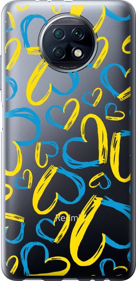 Чехол на Xiaomi Redmi Note 9T Сердца UA "5292u-2261-17620"