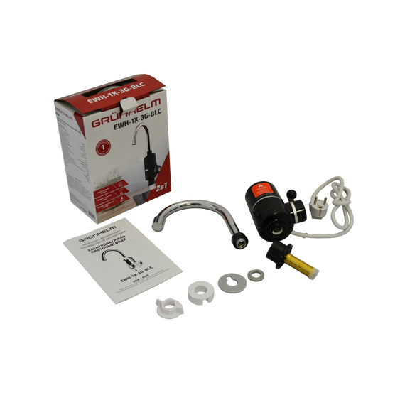 Электронагреватель проточной воды Grunhelm EWH-1X-3G-BLC | Зображення 8