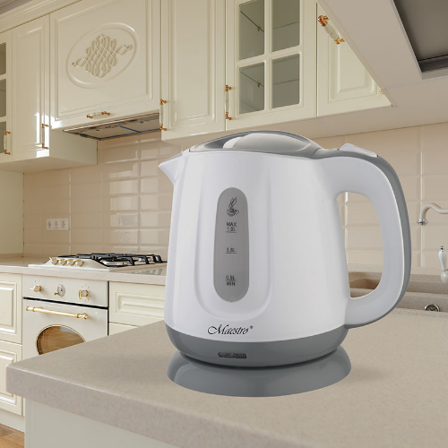 Електрочайник 1,0л 900-1100W (диск) сірий MR-013-GREY Maestro | Зображення 2