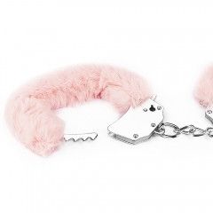 Наручники - Fetish Pleasure Fluffy Hand Cuffs Pink Sex Aura | Зображення 2