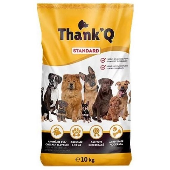 Thank'Q Standart Курятина, сухий корм для собак. Протеїн: 18%, жир: 8%. 10 кг