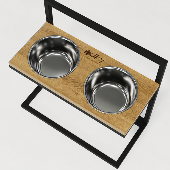Миски на регульованій підставці для великих собак Hollky Flex L (2 × 1.8 л) FL-502850-BLNH | Зображення 5