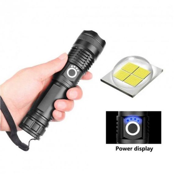 Ліхтар ручний Police X71A-HP50, ЗУ micro USB, 1x18650/3xAAA, zoom, індикація заряду | Зображення 4