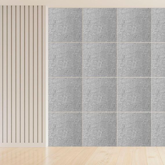 Декоративна ПВХ плита металік мармур 600*600*3mm (S) SW-00001630 | Зображення 5