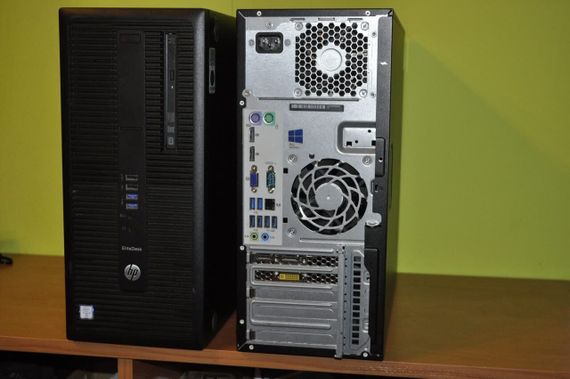 Комп'ютер HP EliteDesk 800 G2 Tower / Intel Core i7-6700 (4 (8) ядра по 3,4 - 4,0 ГГц) / 16 ГБ DDR4 / 256 ГБ SSD / nVidia GeForce GTX 745, 2 ГБ GDDR3, 128-біт / DVD-ROM / Windows 11 Pro б/в | Зображення 2