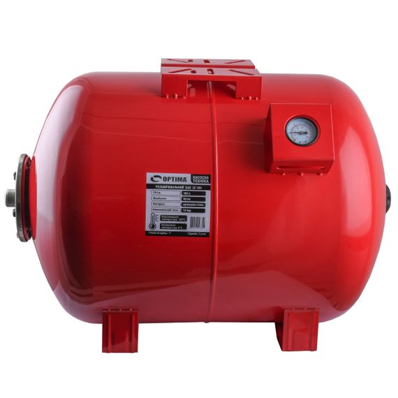 Розширювальний бак Optima cal-pro 100 л з манометром (22885)
