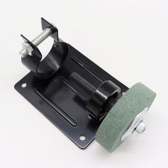 Насадка на дриль з точильним каменем та гайковим ключем / Шліфувальний камінь для заточування ножів, ножиць та свердлів | Зображення 7