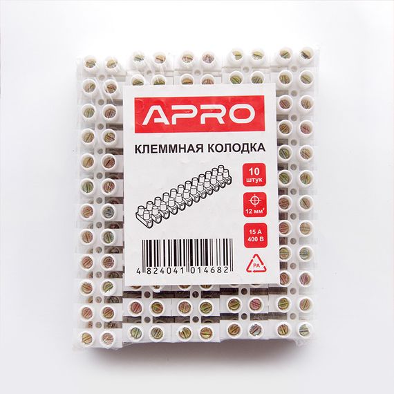 Клемна колодка 15 А 12 мм2 (пачка, кратність 10 шт.) APRO TB-A151 | Зображення 4