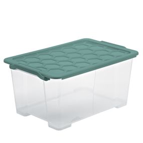 Контейнер для хранения пластиковый с крышкой Rotho (Рото) EVO SAFE 44 л (10081)