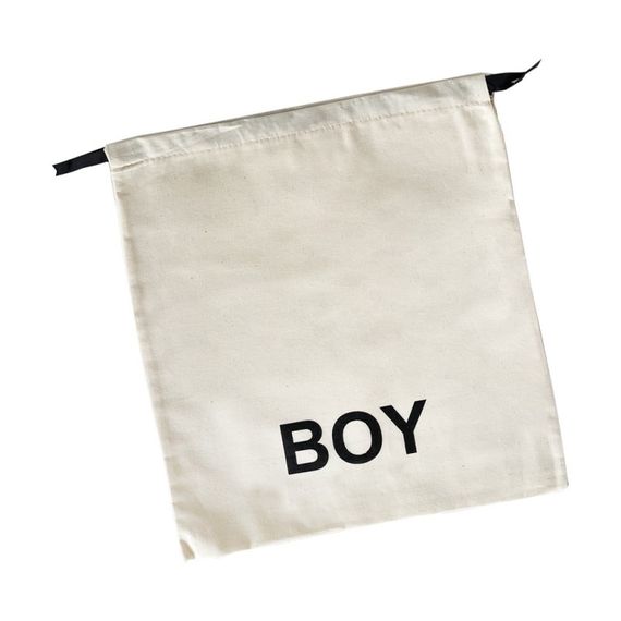 Мішок бавовняний для речей 30х35 см Boy (світлий) | Зображення 1