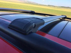 Перемички на рейлінги під ключ Wingbar V1 (2 шт) до 110 см, Сірий для Ford Kuga/Escape 2013-2019 рр