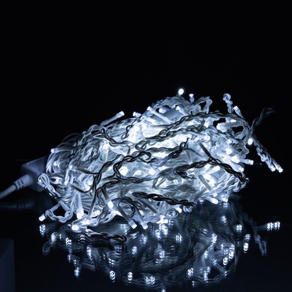 Уличная гирлянда Бахрома 12 м 200 LED белый провод Белый 12MWW | Зображення 2