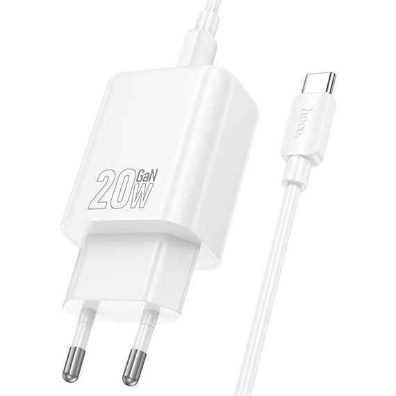 Набір СЗУ HOCO N61+Type-C/Type-C кабель, 1xUSB+1xUSB-C, PD20W+QC3.0, кабел 46188 | Зображення 3