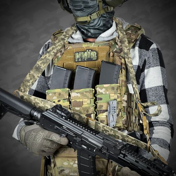 Ремінь збройовий триточковий RAGNAROK "Hel" Gen.II QD Піксель | Зображення 3