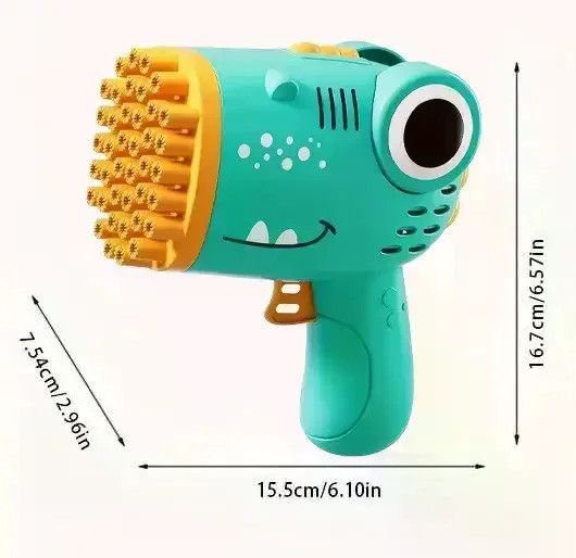 Детский автоматический пистолет-пулемет для мыльных пузырей Bubble Blaster AND 636-73 | Зображення 3